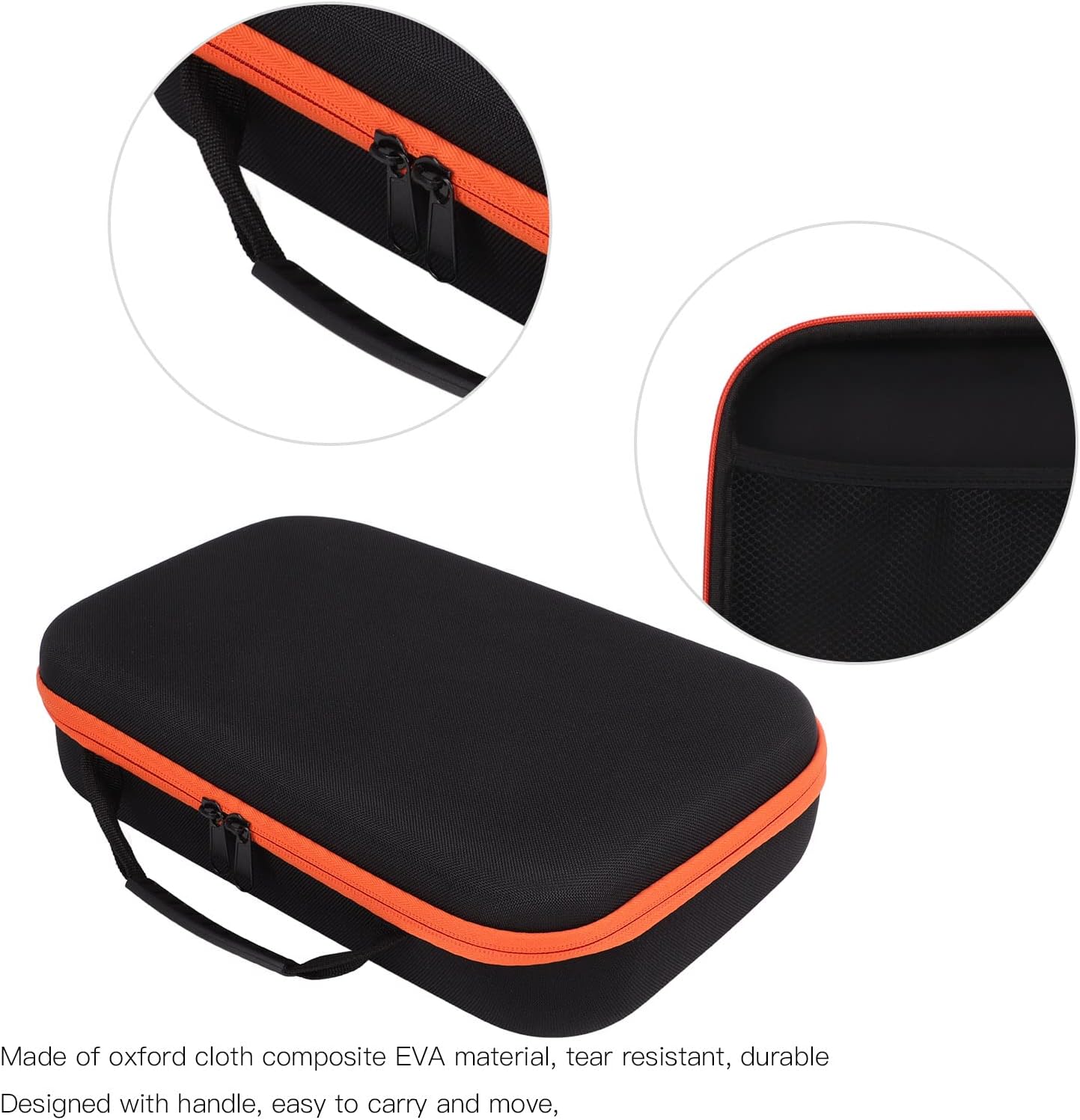 ⚡ Elektro & Technik – Werkzeugkasten leer, schwarze Werkzeugtasche, tragbarer Hardware-Werkzeug-Aufbewahrungskoffer, Oxford-Stoff-Werkzeugtasche, Reparaturtasche, für Elektriker, Tischler – Bild 2