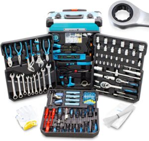 🔥 Angebote & Aktionen – Bituxx Tool Box, 1,200 Pieces, Tool Trolley with Nuts, Ratchets, Socket Wrench, Torx, Multi-Tooth Ratchet with Ratchet Ring Spanner