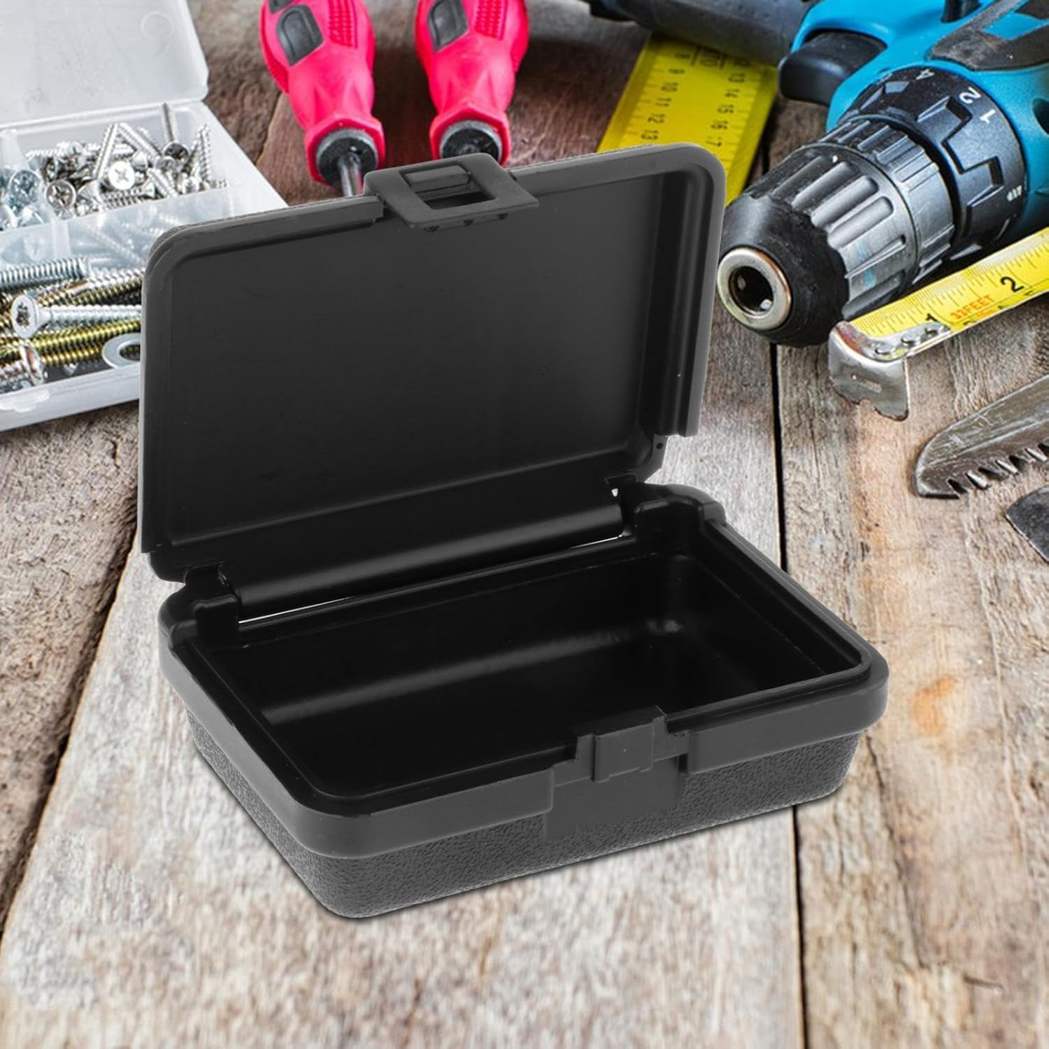 ⚒️ Bau & Montage – LOVIVER Kleiner Werkzeugkasten Leer, Tragbarer Werkzeugkasten Wasserdicht, Werkzeugkiste Leer, Werkzeugkiste Werkzeugkiste mit Ergonomischem Griff Box für Heim & Handwerker, 14,8 cm x 9,2 cm x 3,8 cm – Bild 7