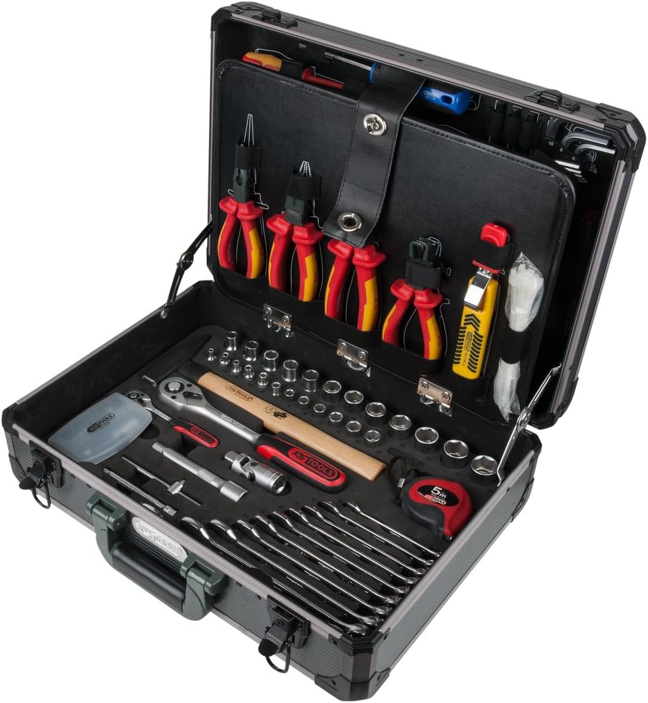 ⚡ Elektro & Technik – 'KS Tools 911.0628 1/4 & quot; und 1/2 Elektriker-Werkzeugkasten – 128 Teile – Bild 8