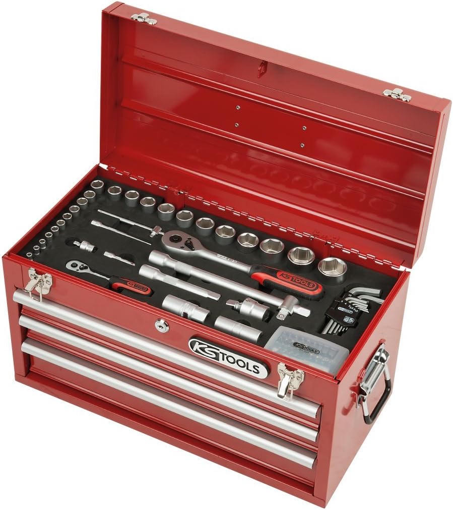 🚗 KFZ & Werkstatt – KS Tools 911.01 Superlock Uni Tool Set, 100 Pieces, 1/4-Inch +1/2-Inch – Bild 3
