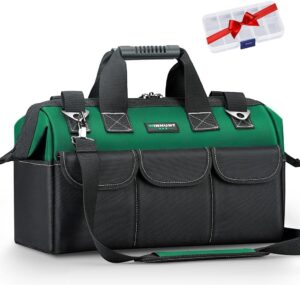 ⚡ Elektro & Technik – Werkzeugtasche, 15-Zoll-Werkzeugtaschen-Organizer, Werkzeug-Aufbewahrungstasche mit breiter Öffnung, aus 1680D-Polyester, mit 14 Multi-Taschen (15 Zoll)