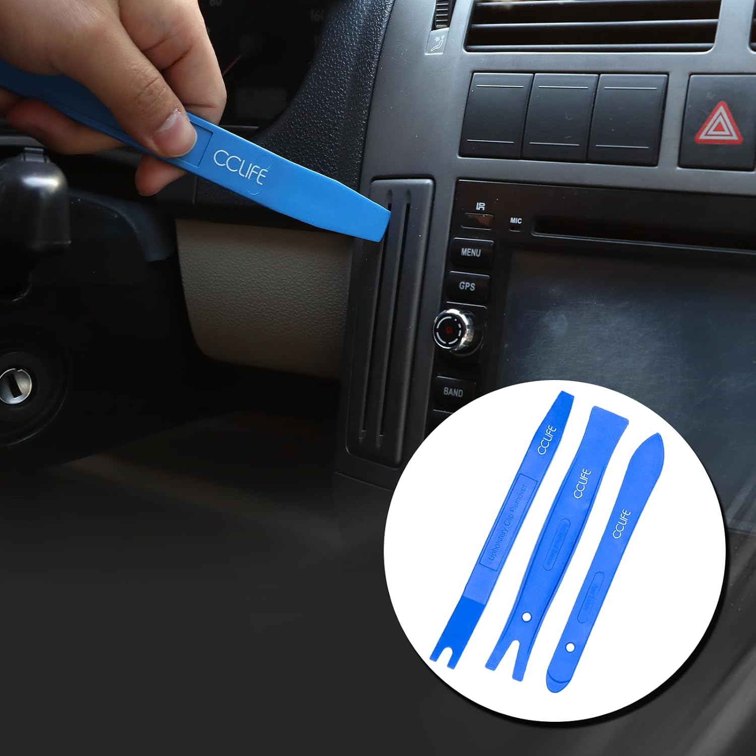 🚗 KFZ & Werkstatt – CCLIFE 12-Piece Car Disassembly Tool Set PP PA + Trim Wedges Interior Trim Door Panel – Bild 8