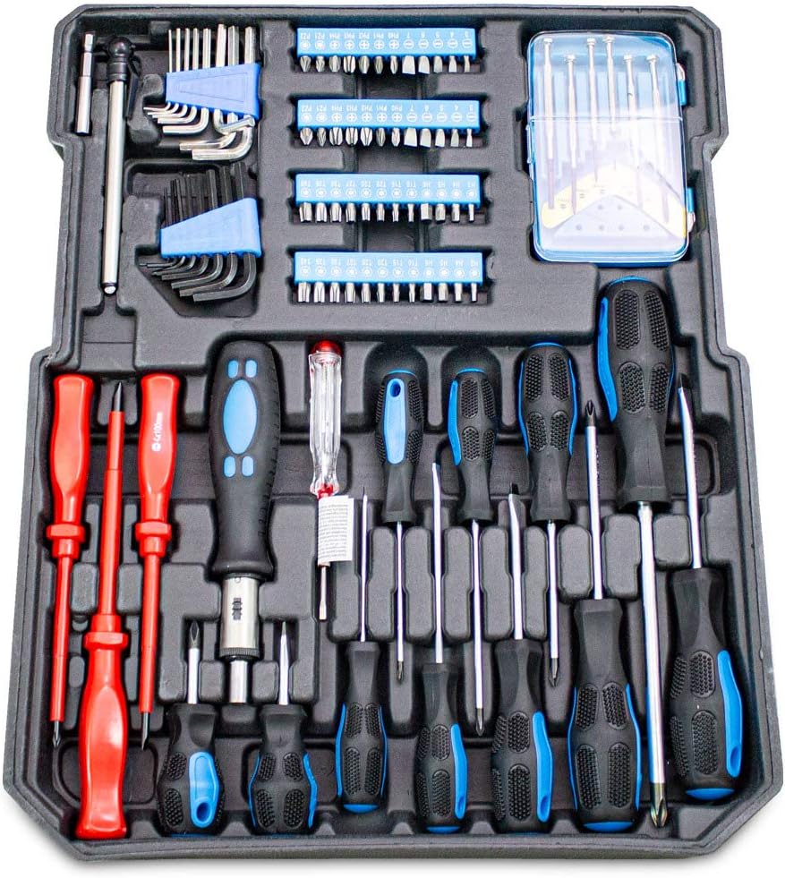🔥 Angebote & Aktionen – Bituxx Tool Box, 1,200 Pieces, Tool Trolley with Nuts, Ratchets, Socket Wrench, Torx, Multi-Tooth Ratchet with Ratchet Ring Spanner – Bild 6