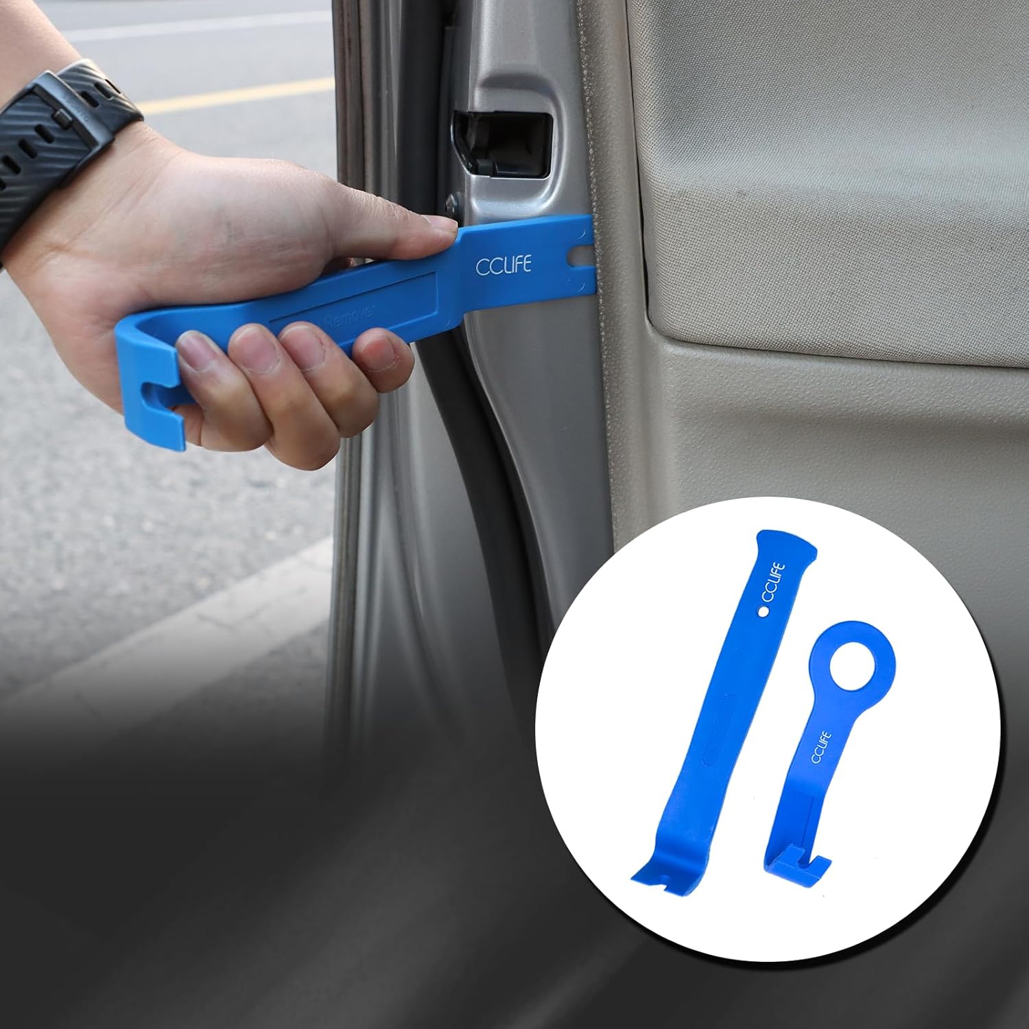 🚗 KFZ & Werkstatt – CCLIFE 12-Piece Car Disassembly Tool Set PP PA + Trim Wedges Interior Trim Door Panel – Bild 7