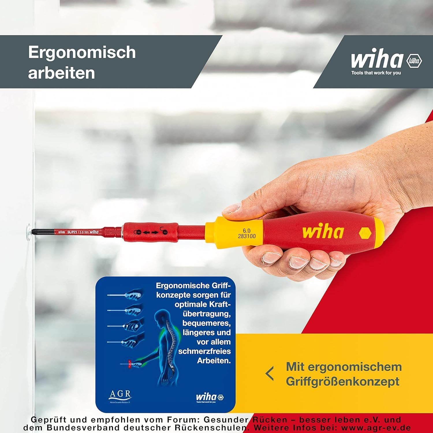 ⚡ Elektro & Technik – WIHA 2831T18, slimVario Schraubendreher- und Bitsatz, mit Stubby im Beutel, VDE-isoliert, (41231), 18-teilig, SCHLITZ - POZIDRIV - PHILIPS - SL/POZI - STAR - HEX – Bild 6