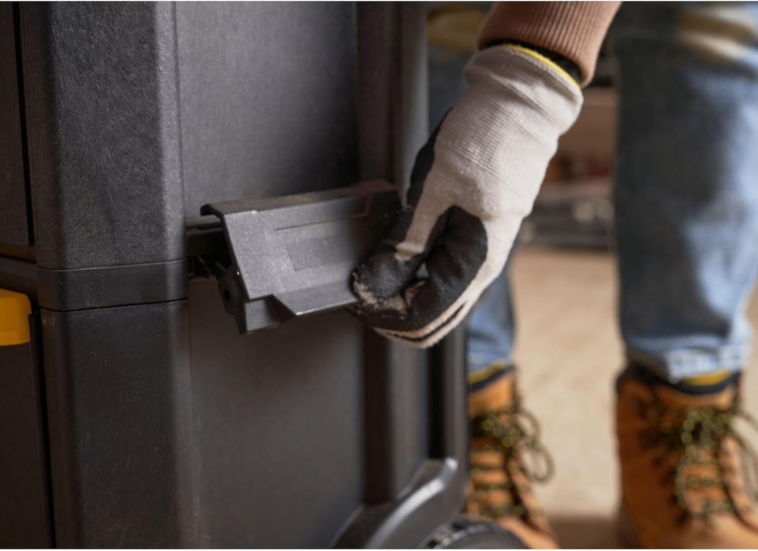 ⚡ Elektro & Technik – Stanley 1-79-206 Rollwerkstatt aus Metall und Kunststoff, leerer Werkzeugwagen mit 3 modularen Einheiten, vielseitiger Werkzeugkasten für Kleinteile und große Werkzeuge, 1-79-206 – Bild 32