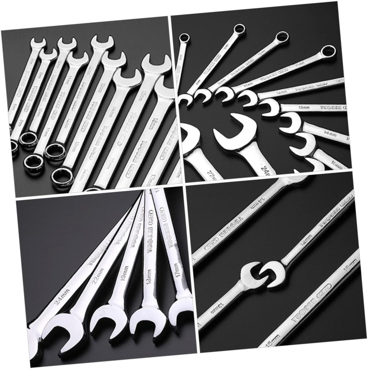 🚗 KFZ & Werkstatt – NUOBESTY 14-piece adjustable piece combination key set with storage bag, tool set for DIY enthusiasts and professionals for precise repairs and versatile – Bild 6