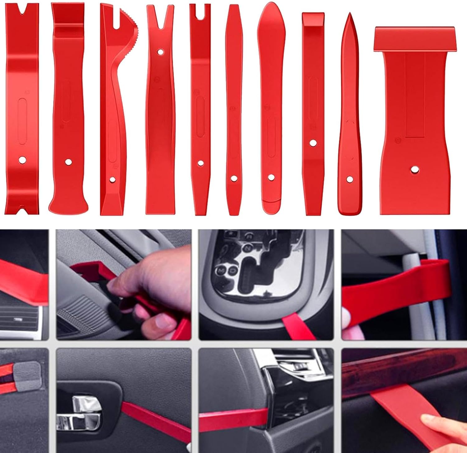 🚗 KFZ & Werkstatt – Car Disassembly Tools, Pack of 200 Vehicle Disassembly Trim Wedges Interior Trim Pry Tool, Car Tool, Car Interior Trim for Trims and Dashboard – Bild 4