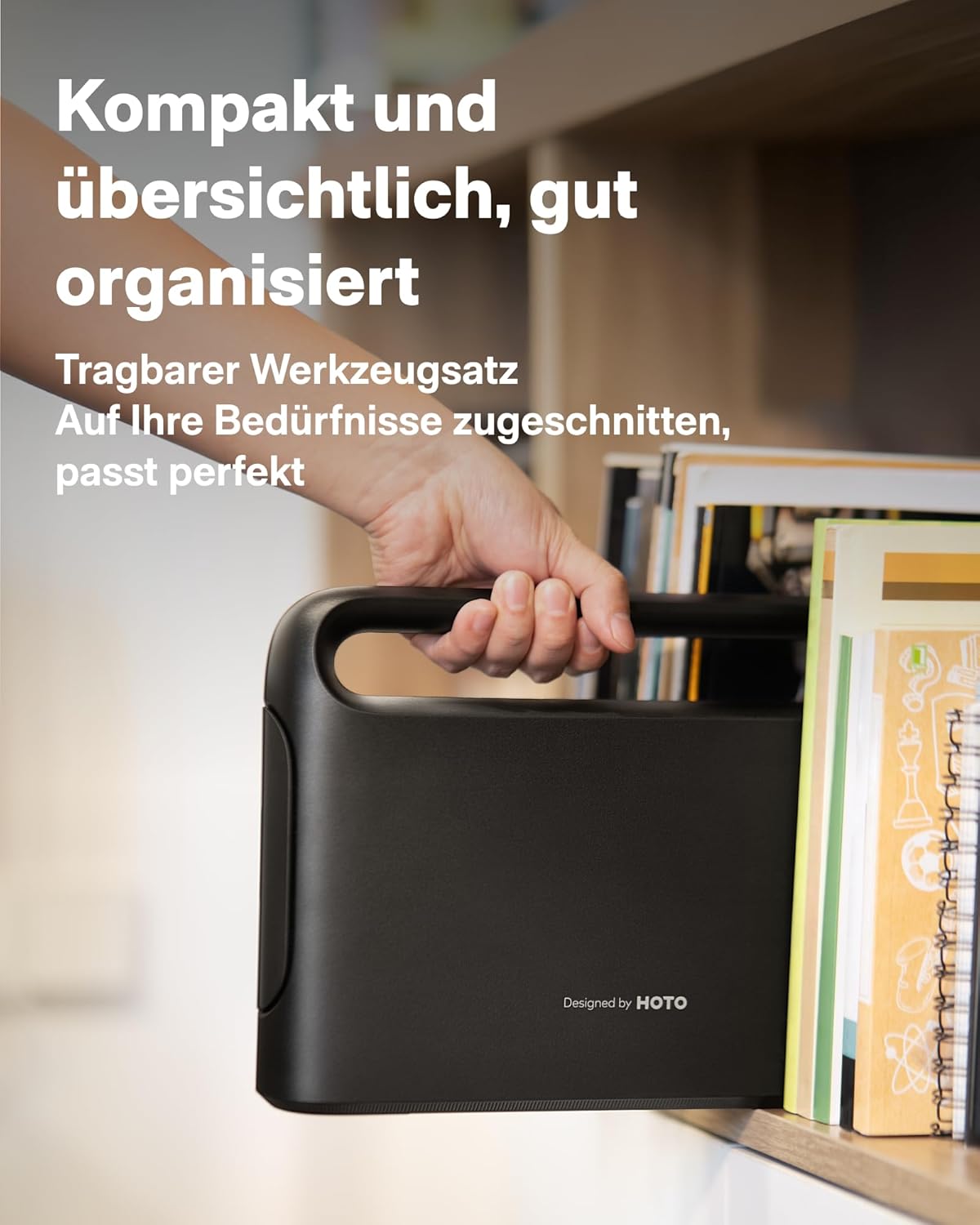 ⚡ Elektro & Technik – HOTO 40-teiliges Werkzeugset, Werkzeug-Set für den Haushalt mit Elektro-Schraubendreher (LED, 3 Drehmomente) + 14 Werkzeuge & 26 Zubehörteile für Heimreparaturen, Wohnheimreparaturen, Garage, DIY – Bild 7