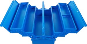 ⚒️ Bau & Montage – BGS 33000 | Metall-Werkzeugkasten | Leer | 420 x 200 x 200 mm | 5 Fächer | Stahlblech
