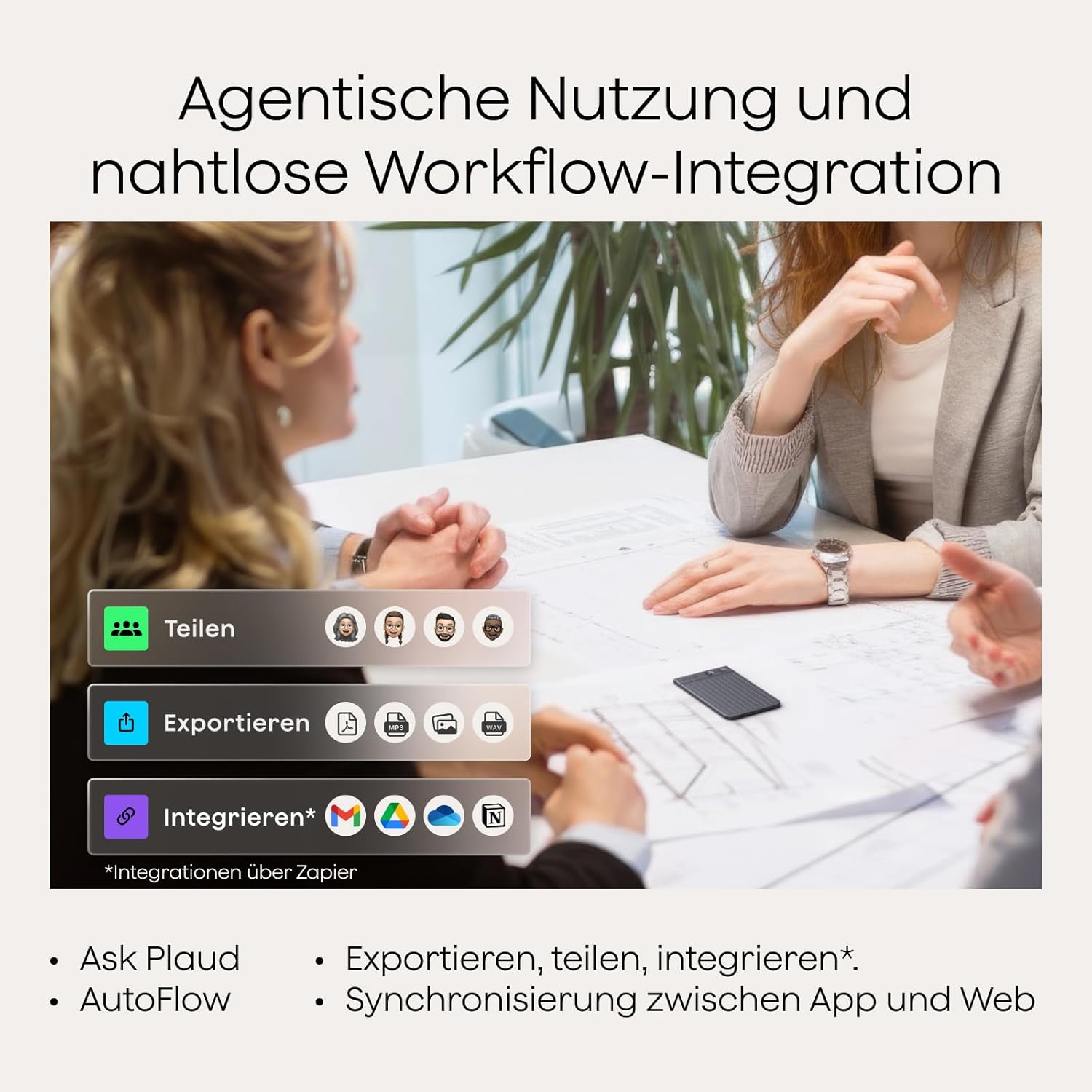 ⚡ Elektro & Technik – PLAUD NOTE AI Digital Voice Recorder, 64 GB Aufnahmegerät mit ChatGPT 4o zum Transkribieren und Zusammenfassen, One-Touch-Aufnahme, Rauschunterdrückung, 30 Stunden Aufnahme für Vorlesungen – Bild 6