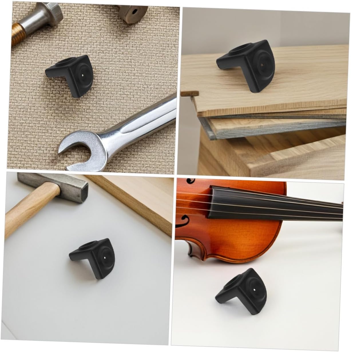 ⚒️ Bau & Montage – Toddmomy 8-teiliges Kunststoff-Eckenschutz für Möbel und Lautsprecherboxen, stoßfeste Kantenschoner, vielseitig einsetzbar für Holzboxen, Schmuckkästchen und Werkzeugkoffer, einfache Montage – Bild 3