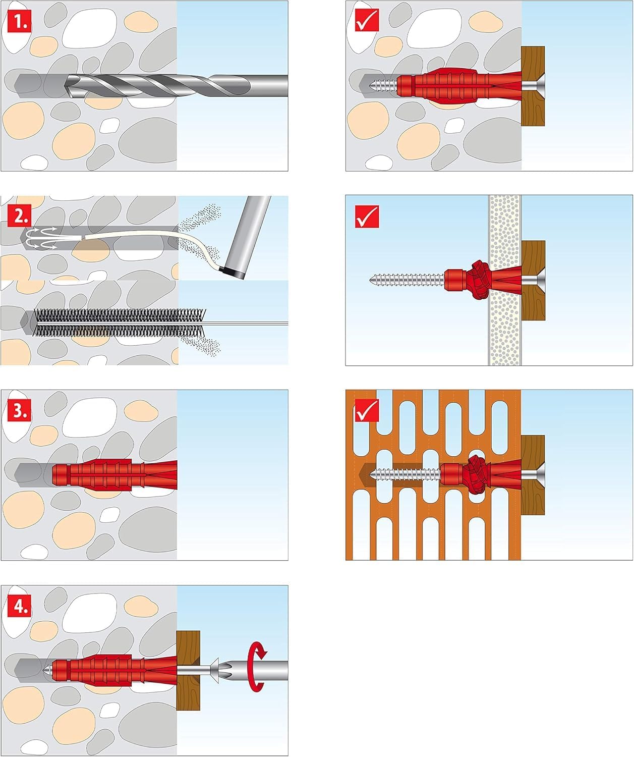 🔥 Angebote & Aktionen – TOX L-BOXX Mini Allround Tri + Trika Dowel Assortment, 200 Pieces, Adjustable, Stackable M, with All-Purpose Dowel Tri + Trika in Various Sizes for Fixings in Almost All Building Materials, 094900301 – Bild 4