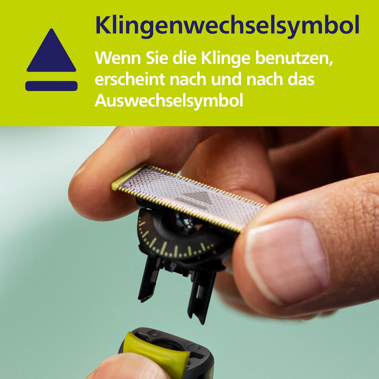 ⚡ Elektro & Technik – Philips OneBlade Original 360 Klingen, passend für alle OneBlade- und OneBlade Pro-Modelle. Original Philips 4er-Pack (Modell QP440/50). – Bild 6