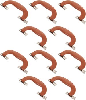 ⚒️ Bau & Montage – 10 Stück Kunststoff Koffergriff Ersatzgriff Gepäckgriff mit ergonomischem Haltegriff für Werkzeugkoffer Kamerataschen und Reisekoffer Belastbar Komfortabel Einfache Montage