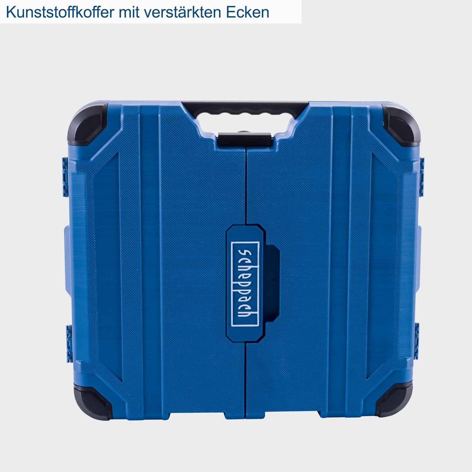 🚗 KFZ & Werkstatt – Scheppach TB99 Tool Box Filled 90-Piece Tool Set | Workshop Case Equipped with Wrench, Hammer, Pliers, Screwdriver, Tool Box Foldable for Workshop and Household – Bild 4