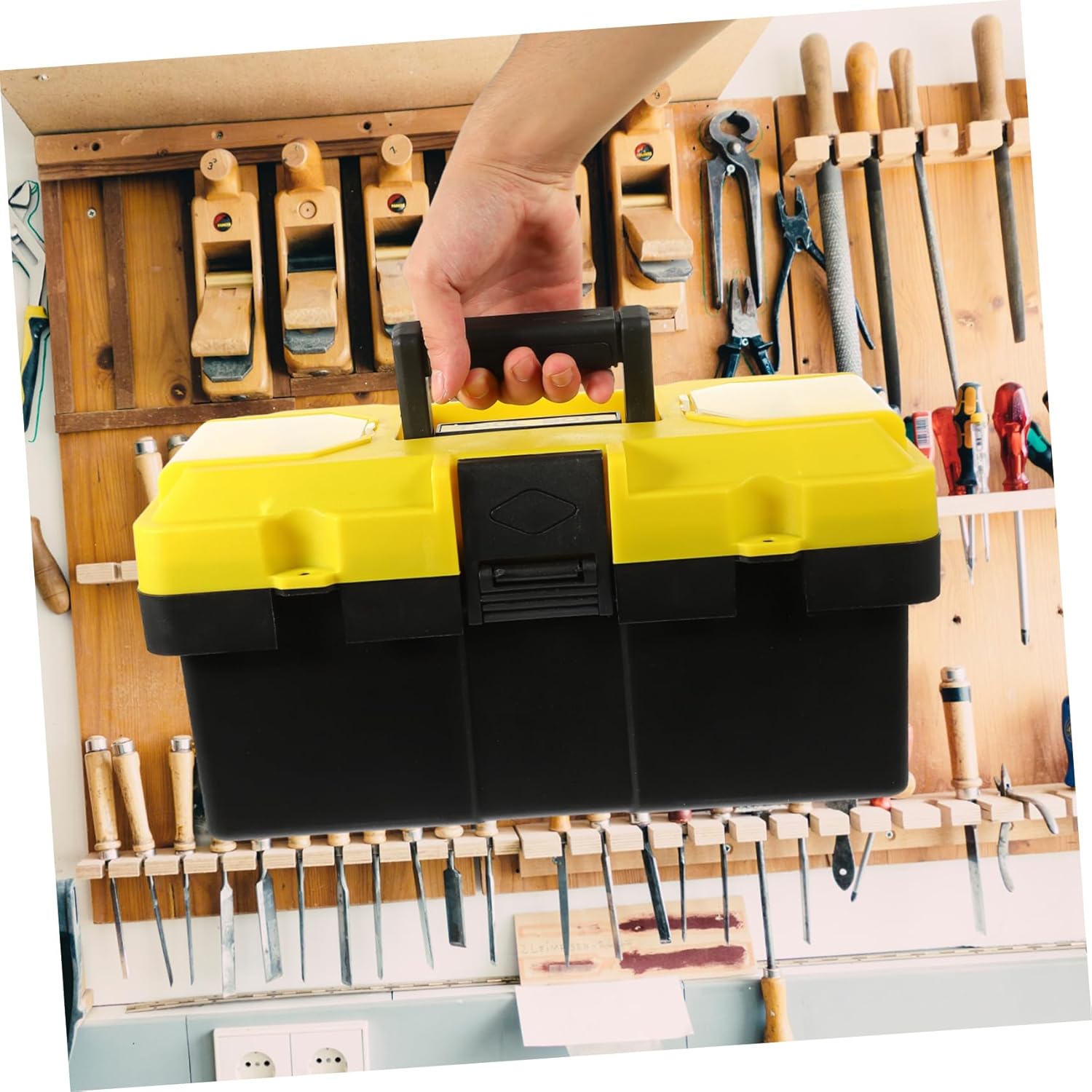 🚗 KFZ & Werkstatt – VILLCASE Box Portable Tool Box Screwdriver Tool Case Mechanic Car Tools Small Tool Box Hardware Organiser Car Mechanical Tools PP – Bild 4