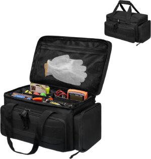 ⚡ Elektro & Technik – Werkzeugtasche für Herren, multifunktionaler Werkzeugkasten, leer, Werkzeugtasche Elektriker mit rutschfestem und dick gepolstertem Boden für Mechaniker und Elektriker