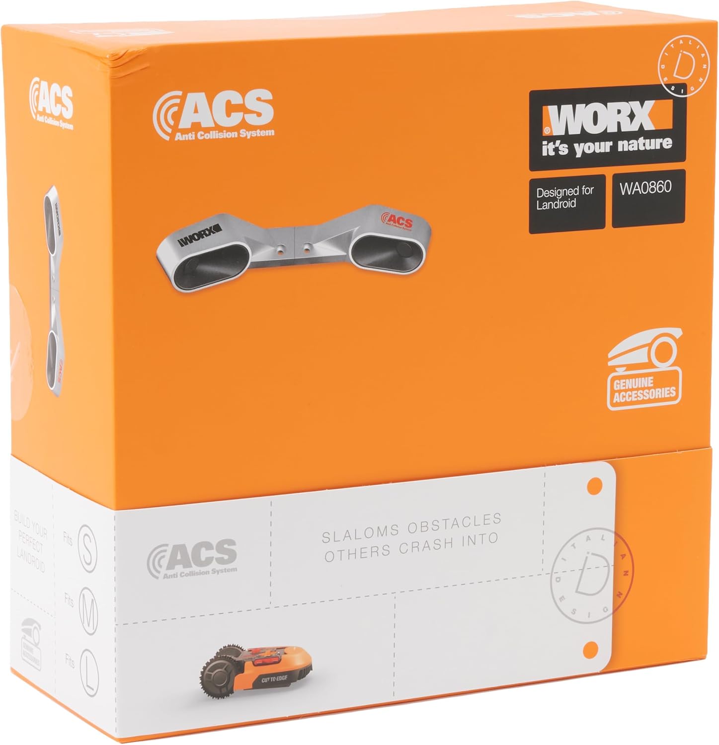 🚗 KFZ & Werkstatt – WORX WA0860 Landroid Module Collision Sensor ACS - Obstacle Avoidance - Compatible with All Landroid Models from 2019 - Colour Silver – Bild 3