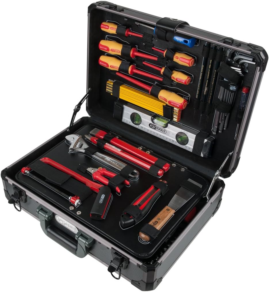 ⚡ Elektro & Technik – 'KS Tools 911.0628 1/4 & quot; und 1/2 Elektriker-Werkzeugkasten – 128 Teile – Bild 9