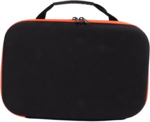 ⚡ Elektro & Technik – Elektrische Bohrmaschine Aufbewahrungstasche Werkzeugkoffer Organizer Tragetasche Aus wasserdichtem Oxford-Gewebe mit stoßfester Eva-Polsterung für We, Orangefarbener Rand