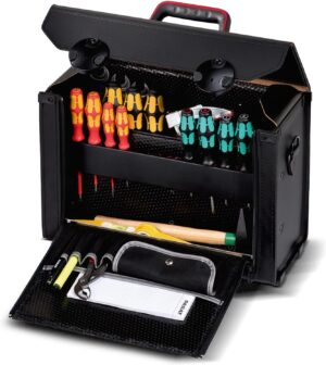 ⚒️ Bau & Montage – PARAT 14000581 Top-Line Werkzeugtasche mit aufklappbarer Frontabdeckung – Schwarz
