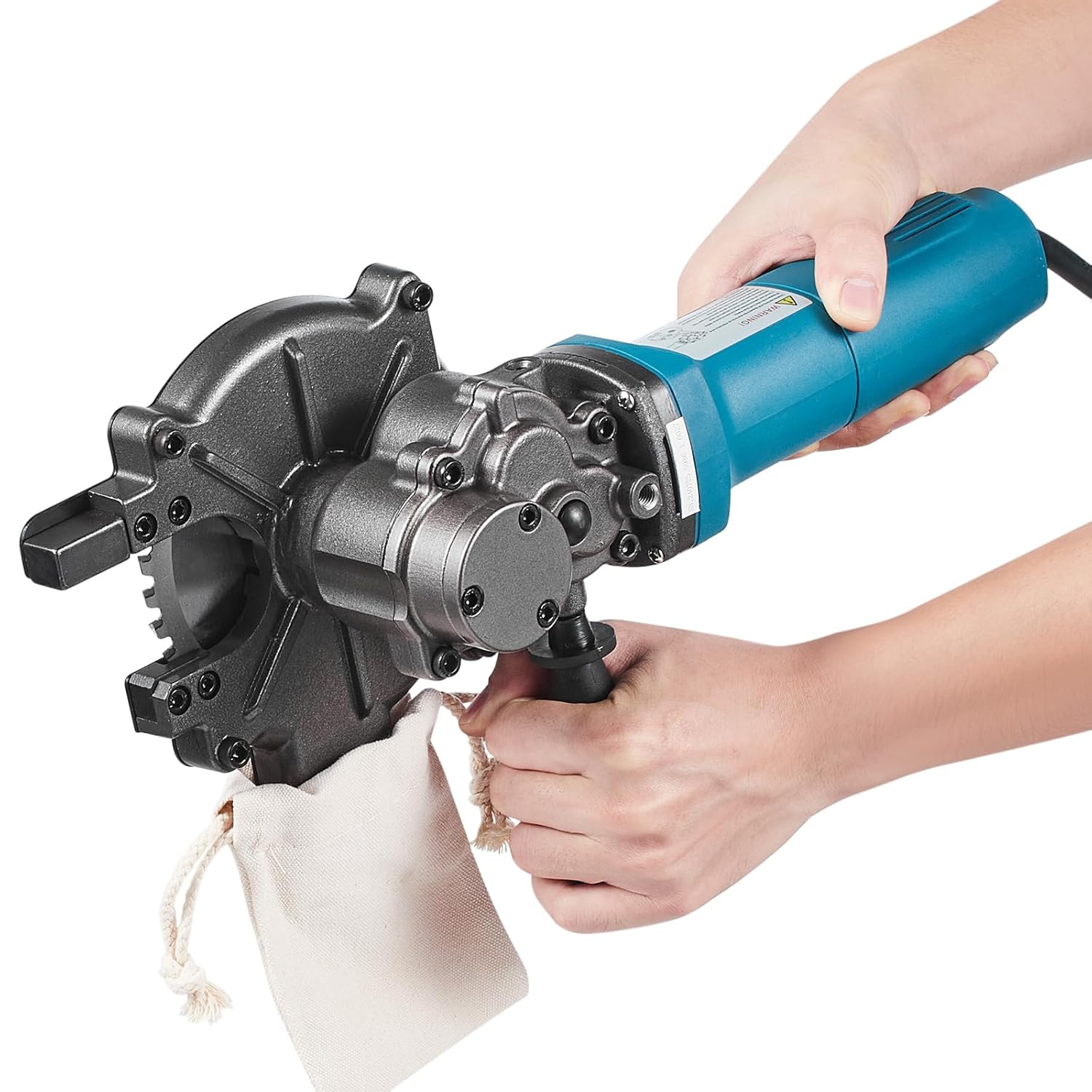 ⚡ Elektro & Technik – VEVOR Elektrischer Bolzenschneider, 1100 W Bewehrungsschneider, schneidet bis zu 3/2 Zoll (4–40 mm) Bewehrungsstahl, Bewehrungsschneider für armierten Beton mit extra kleinem Griff, Werkzeugkasten – Bild 9