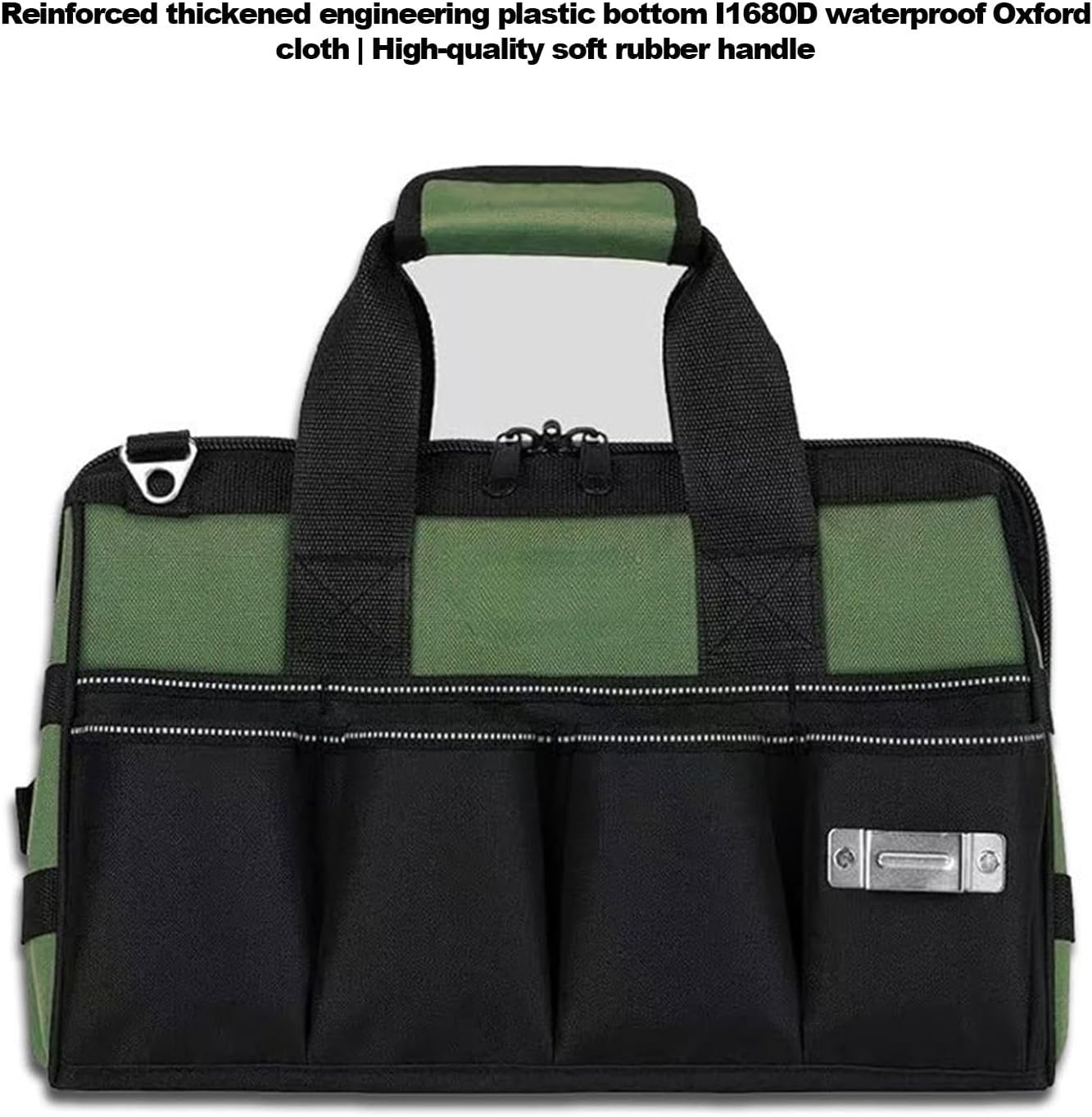 ⚡ Elektro & Technik – Werkzeugtasche für Elektriker, robuster Werkzeugkoffer mit mehreren Taschen, multifunktionale breite Öffnung, Werkzeugkoffer mit Griff für Reisearbeiten – Bild 9