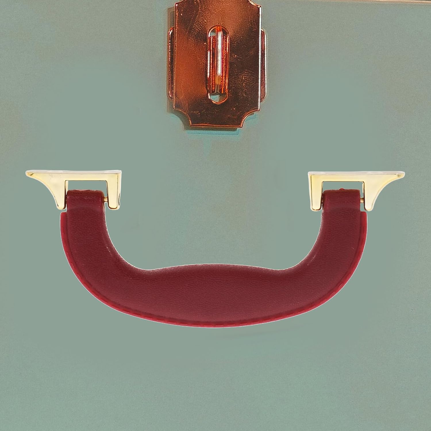 ⚒️ Bau & Montage – 2 Stück teiliges Kunstleder Koffergriff Ersatzgriff Pull Handle Griff für Verpackungsboxen Werkzeugkoffer Koffer Ergonomisch Weich Langlebig Einfache Montage – Bild 7
