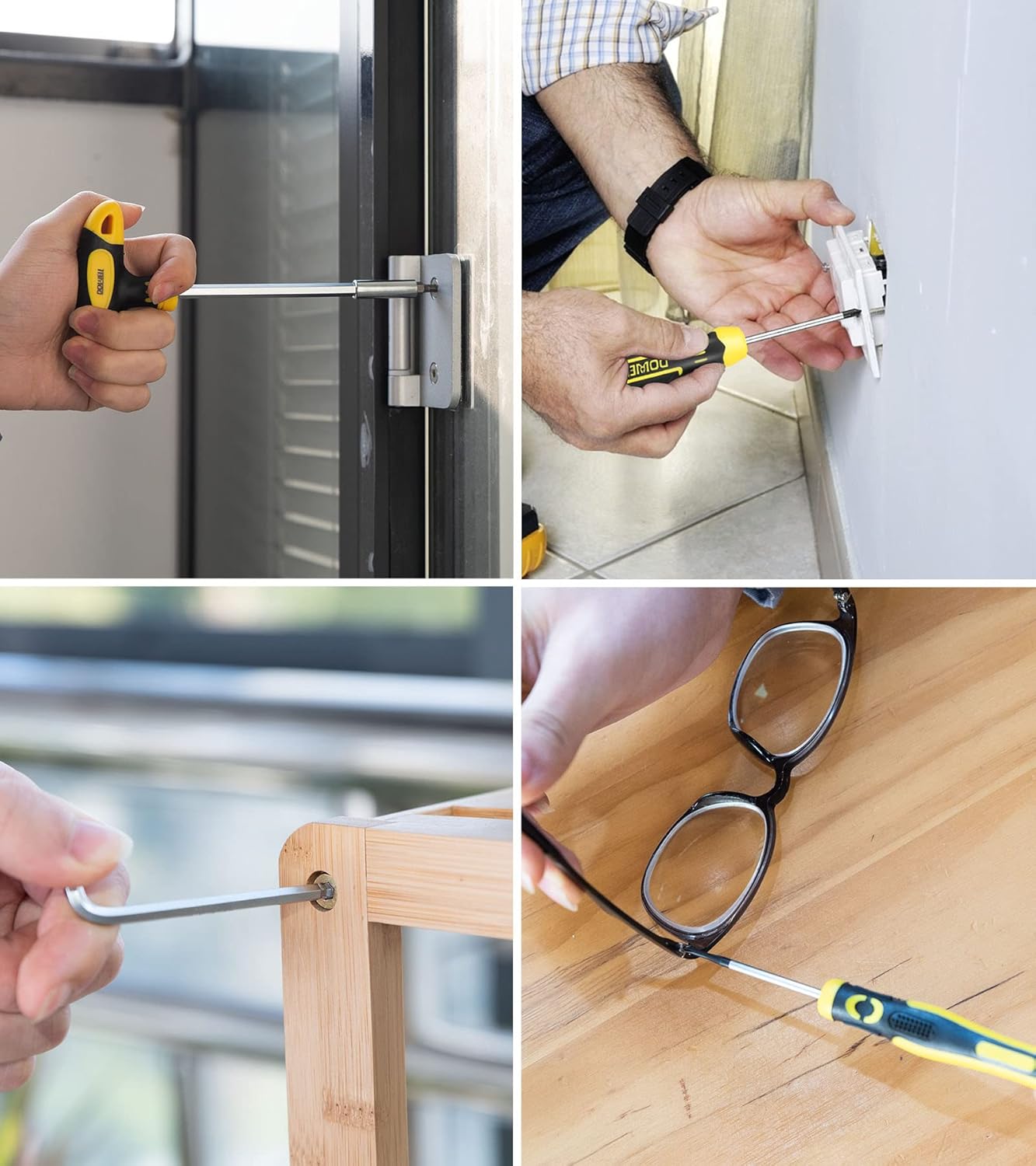 ⚡ Elektro & Technik – DOWELL Magnetischer Schraubendreher-Satz Schlitz/Phillips/Torx, 108-teiliger Stubby-Schraubendreher, Mini-Präzisions-Schraubendreher-Bits-Set – Bild 7