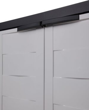 ⚒️ Bau & Montage – Ondis24 Haushaltsschrank aus Kunststoff, kleiner Prestige-Multifunktionsschrank, abschließbar, mit Füßen 67 x 37 x 93 (H) cm, schneller Aufbau, bewährtes Modell