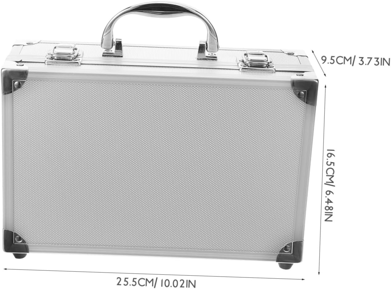 🚗 KFZ & Werkstatt – Angoily Robust tool box organiser for car maintenance, storage of tools, made of metal, portable tool box with handle – Bild 8
