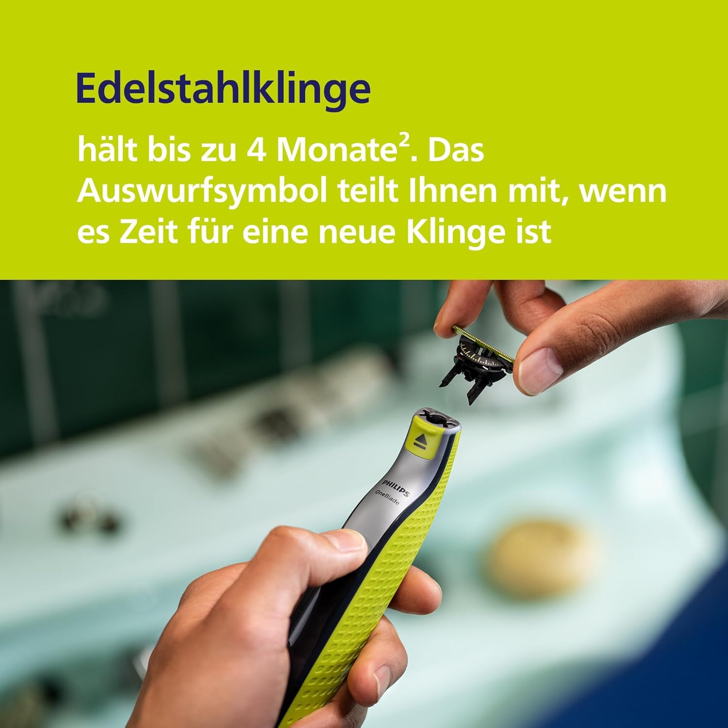 ⚡ Elektro & Technik – PHILIPS OneBlade 360 Face & Body Elektrorasierer, Trimmer & Body Groomer, 3 x 360 Klingen, 4 x Trimmaufsätze (1/2/3/5 mm), 2 x Körperaufsätze, Nass- und Trockenrasur für Gesicht und Körper (QP2834/31) – Bild 5