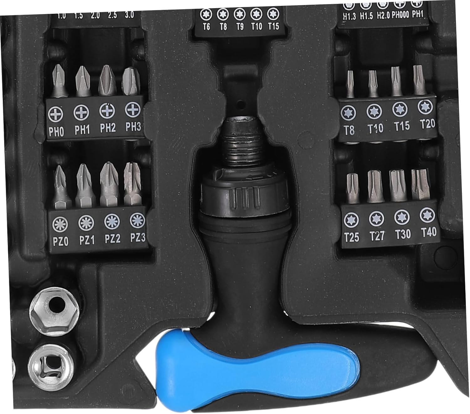 🚗 KFZ & Werkstatt – Housoutil 63 Piece Screwdriver Set Ratchet Screwdriver Mechanic Tools Car Set Household Tool Set Tools for Mechanics Terminal Remover Tool Set Pin – Bild 3