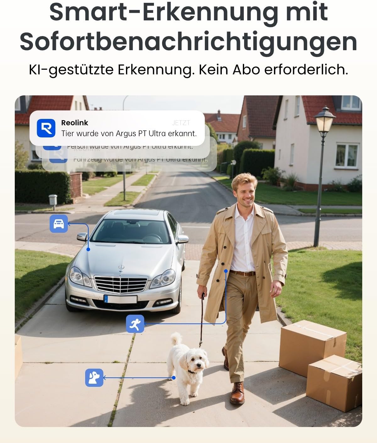 ⚡ Elektro & Technik – Reolink Argus PT Ultra Outdoor 4K Solar-Überwachungskamera + Solarpanel, 2,4 & 5 GHz WLAN, Autoverfolgung, Solar-WLAN-Kamera für den Außenbereich mit 8 MP UHD-Farbnachtsicht, KI-Erkennung, keine monatliche Gebühr – Bild 5