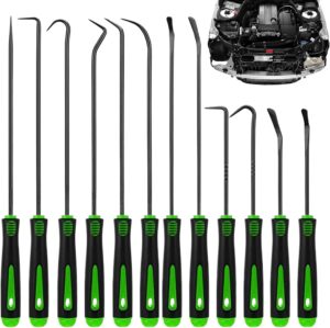 🚗 KFZ & Werkstatt – Pick Tool Set, Mechanic Precision Remover Tool, 12-Piece Car Hook and Pick Tool Set, for Vehicle, Car, Saloon, Scooter, SUV, Model Making, Furniture, Workshop, Garage