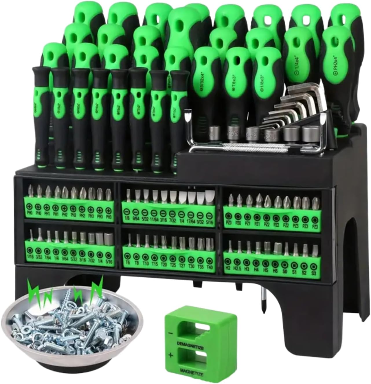 ⚡ Elektro & Technik – Schraubendreher-Set, professionelles Hochleistungs-Schraubendreher-Werkzeug-Set für Elektroinstallationen, Reparaturen, Ingenieure, Maschinenwartung, Hausreparaturen