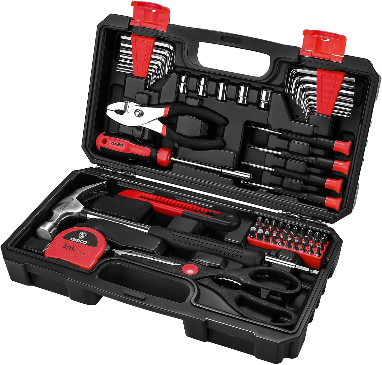 🔥 Angebote & Aktionen – DEKO Tool Box Tool Box Tool Box 62-Piece Universal Complete with Tools Hand Tool for Men and Women for Household Workshop DIY – Bild 8