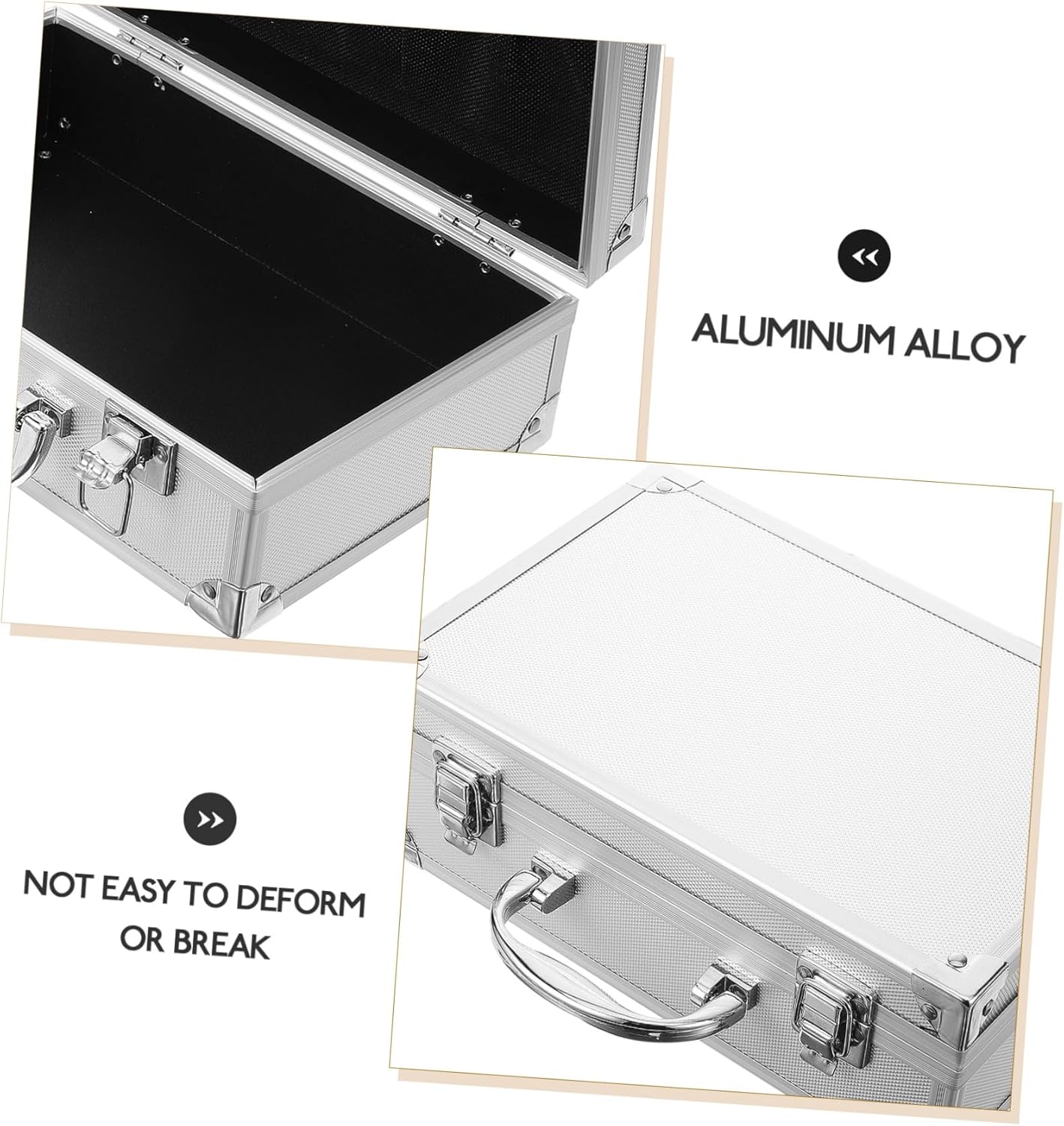 🚗 KFZ & Werkstatt – Angoily Robust tool box organiser for car maintenance, storage of tools, made of metal, portable tool box with handle – Bild 3