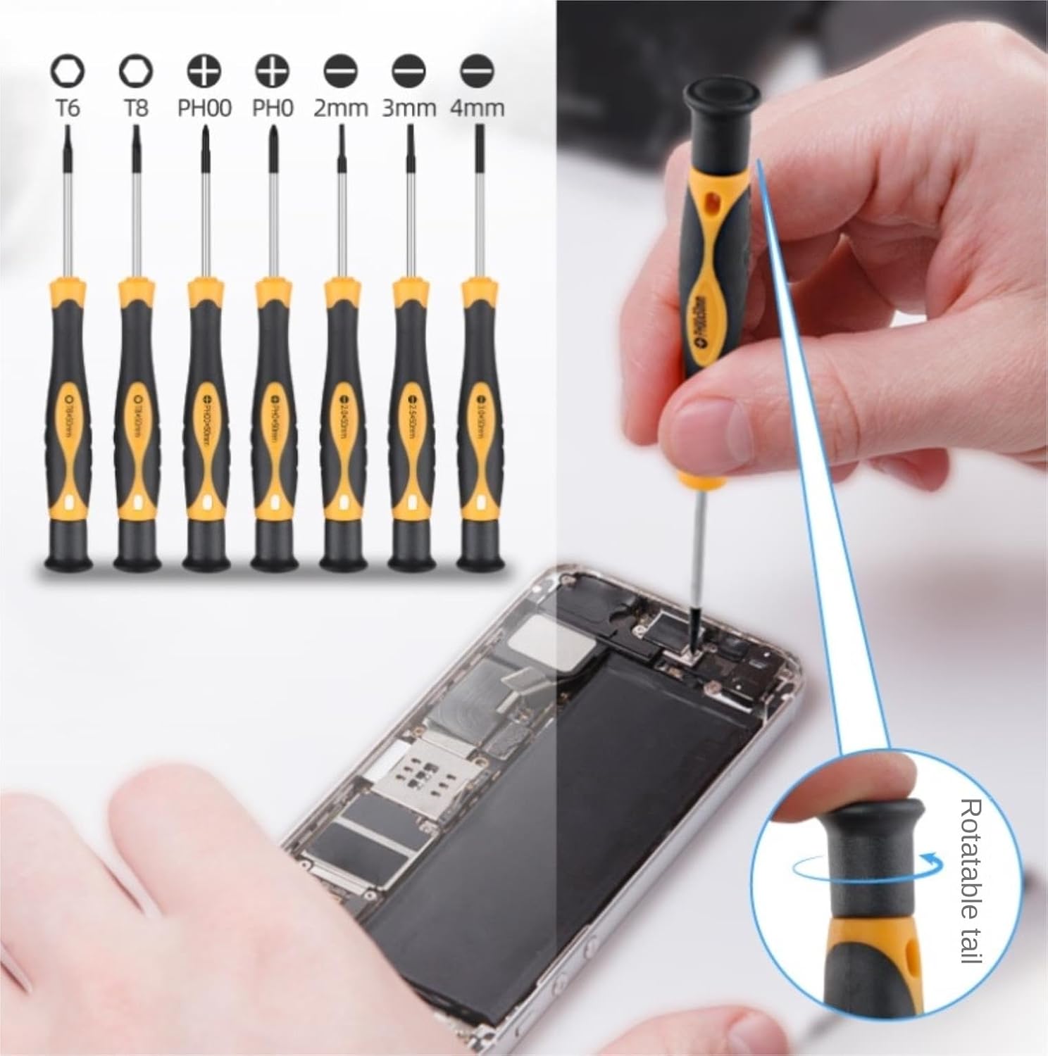 🚗 KFZ & Werkstatt – Car Tool 42-Piece Precision Screwdriver Set for Repair of Computer Watches and Phones Tool Box – Bild 4