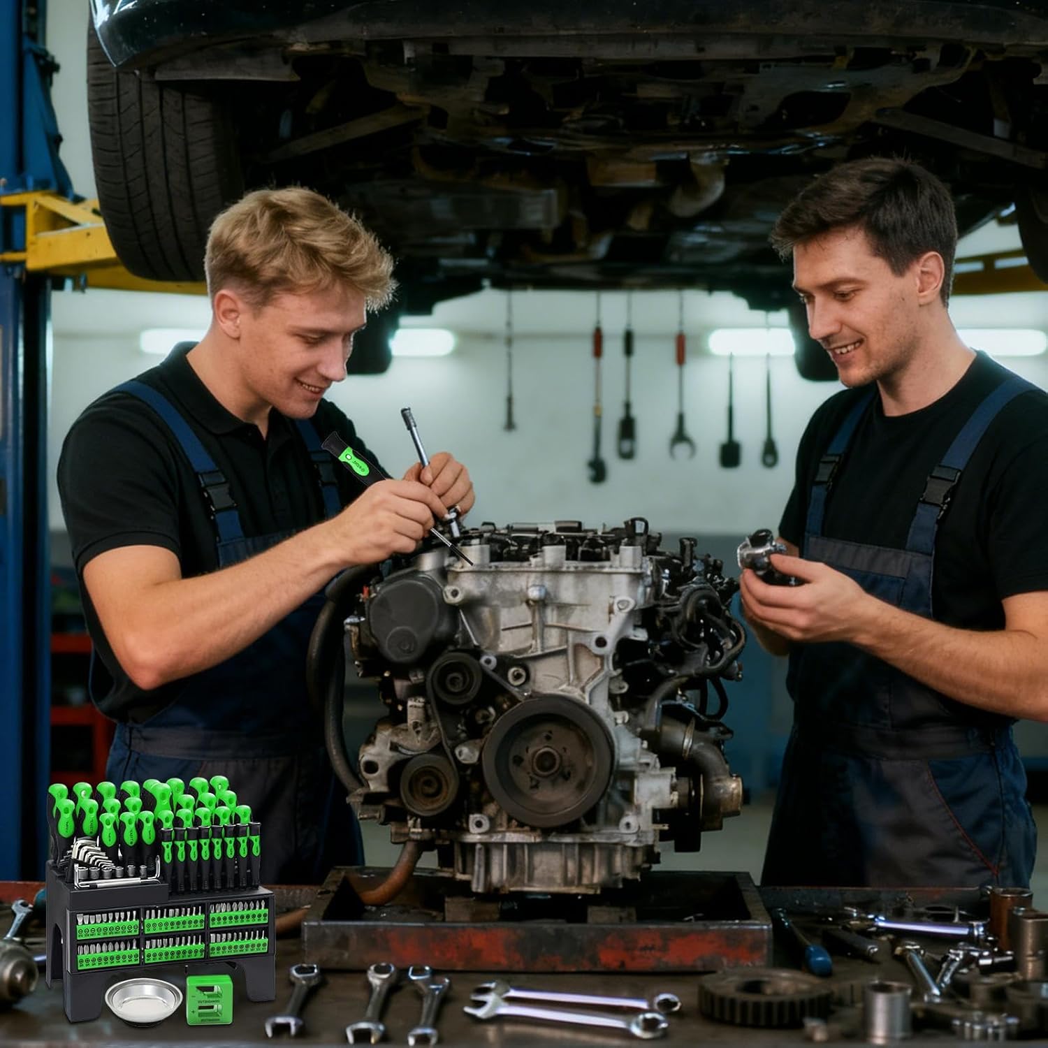 ⚡ Elektro & Technik – Schraubendreher-Set, professionelles Hochleistungs-Schraubendreher-Werkzeug-Set für Elektroinstallationen, Reparaturen, Ingenieure, Maschinenwartung, Hausreparaturen – Bild 3