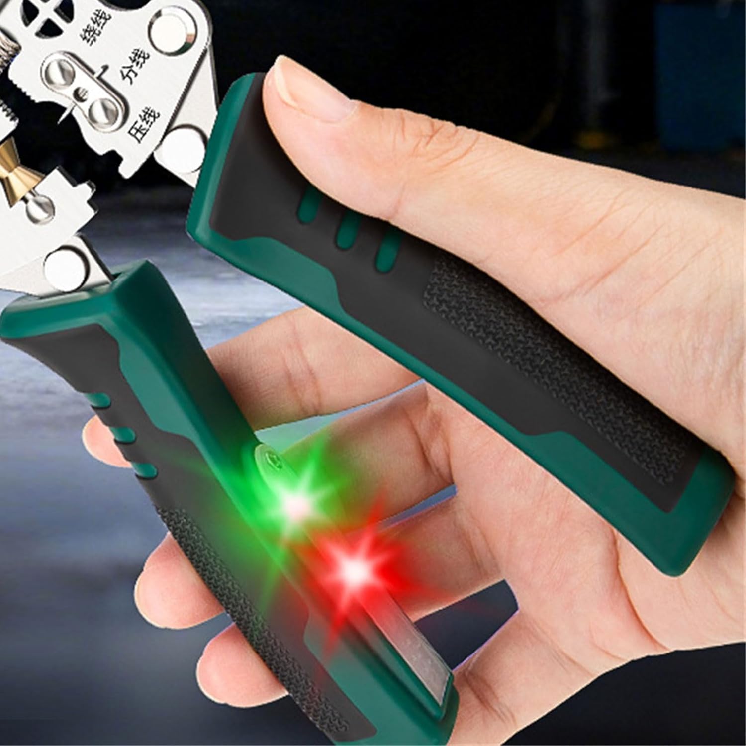 ⚡ Elektro & Technik – Unverzichtbares Werkzeug-Set für Elektriker, Abisolierzange, Spannungsprüfer, Kabelschneider, Stabilisator Karbonstahl, für den professionellen Gebrauch, Kabelabisolierer, Tester – Bild 5
