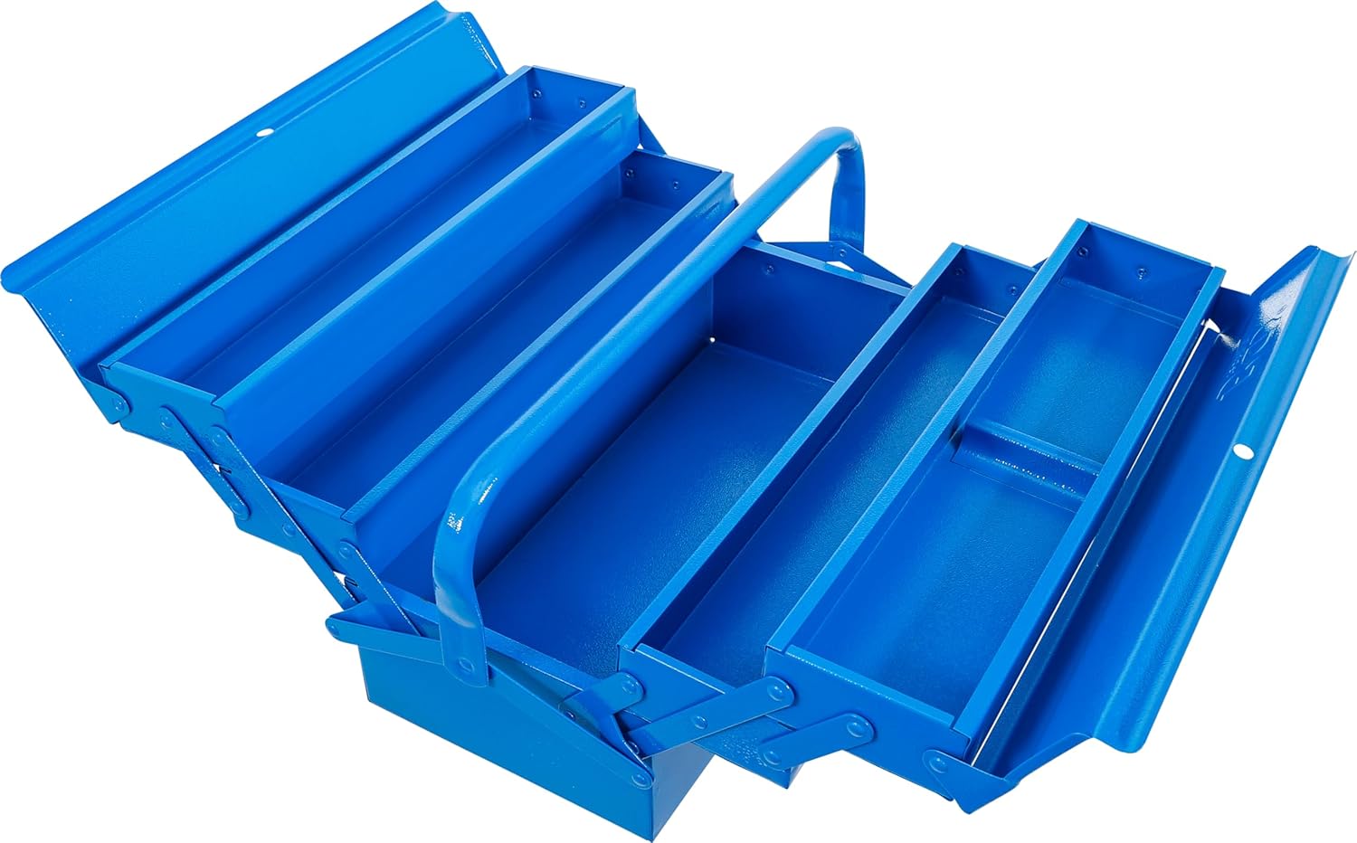 ⚒️ Bau & Montage – BGS 33000 | Metall-Werkzeugkasten | Leer | 420 x 200 x 200 mm | 5 Fächer | Stahlblech – Bild 3