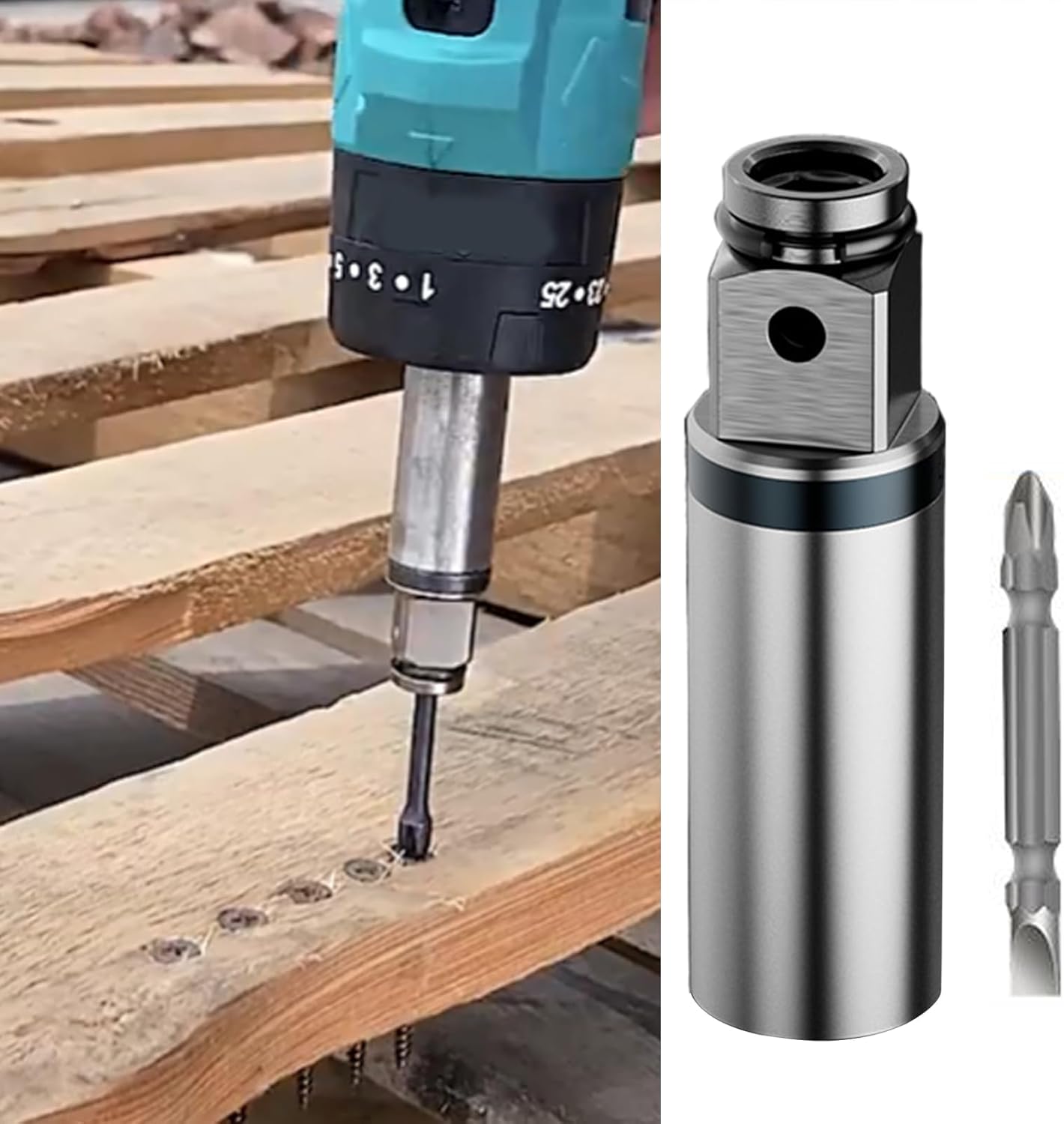 ⚒️ Bau & Montage – Akkuschrauber – Kompakter tragbarer Bohrer | Werkzeuge Elektrowerkzeuge für Elektronik, Mechanik, Haushalt, Heimwerker, Montage, Reparatur – Bild 3
