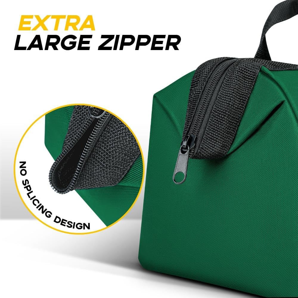 ⚡ Elektro & Technik – Werkzeugtasche, Grün, 31 cm/12 Zoll, aus 1680D Polyester, ideal für Heimwerker und Handwerker (12 Zoll) (Grün, 12 Zoll) – Bild 6