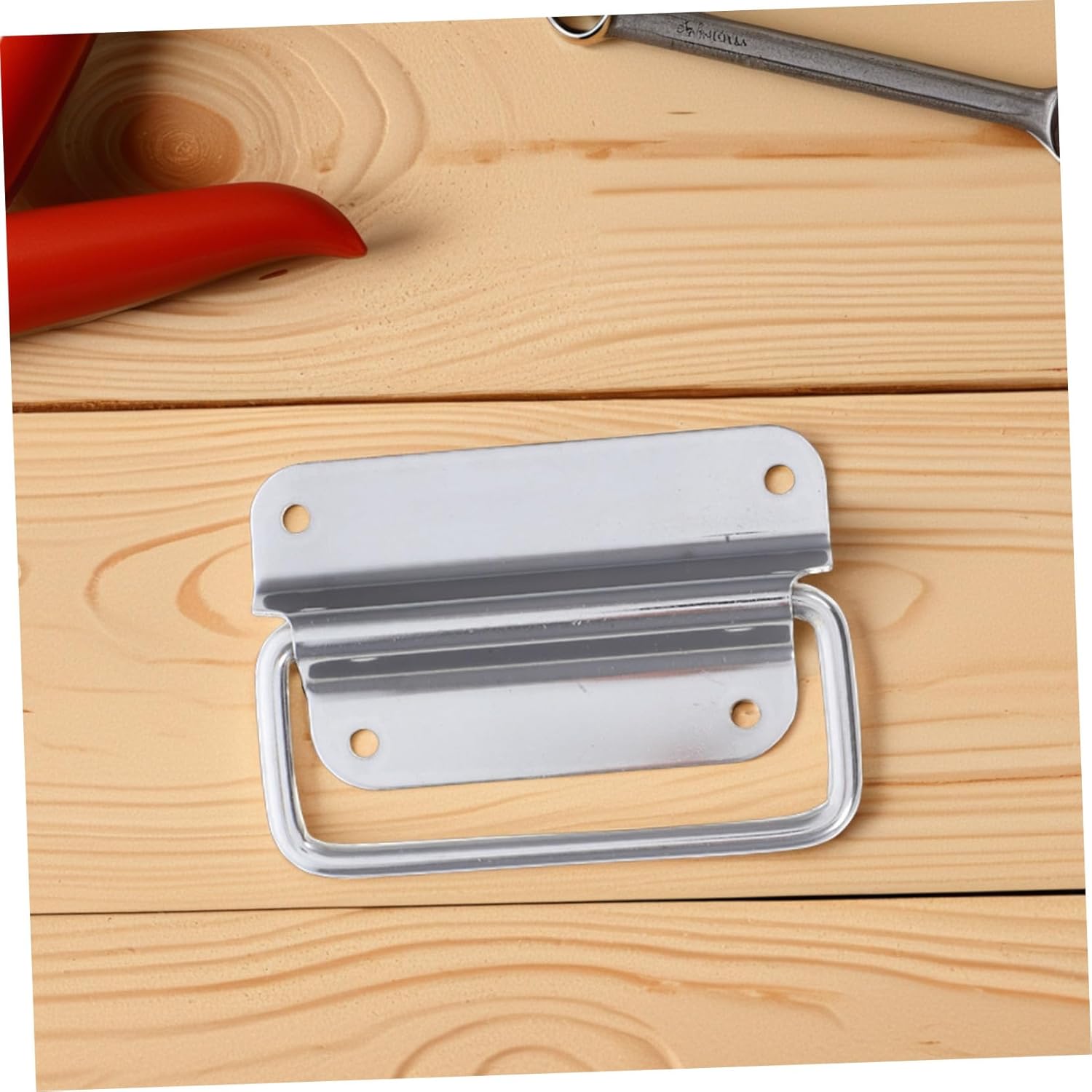 ⚒️ Bau & Montage – Yardenfun 2 Stück Teiliges Schwere Metallgriffe Klappbar für Werkzeugkoffer und Industrieboxen Rostfreie Tragegriffe mit einfachem Montagelochdesign Modernes minimalistisches Design für – Bild 6