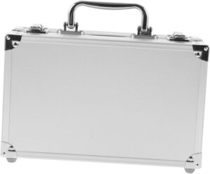 ⚒️ Bau & Montage – Werkzeugkoffer aus Aluminiumlegierung, abschließbar, wetterbeständig, klein mit ergonomischem Griff und Innenorganizer für Handwerk und Outdoor