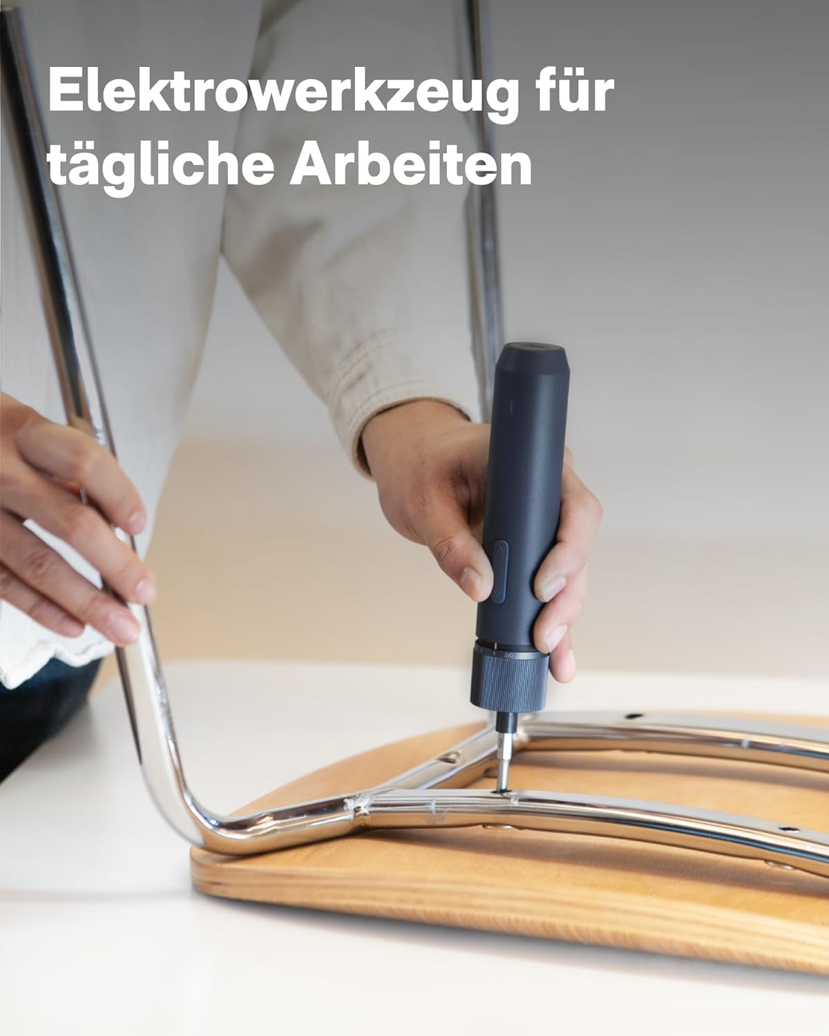 ⚡ Elektro & Technik – HOTO 40-teiliges Werkzeugset, Werkzeug-Set für den Haushalt mit Elektro-Schraubendreher (LED, 3 Drehmomente) + 14 Werkzeuge & 26 Zubehörteile für Heimreparaturen, Wohnheimreparaturen, Garage, DIY – Bild 3