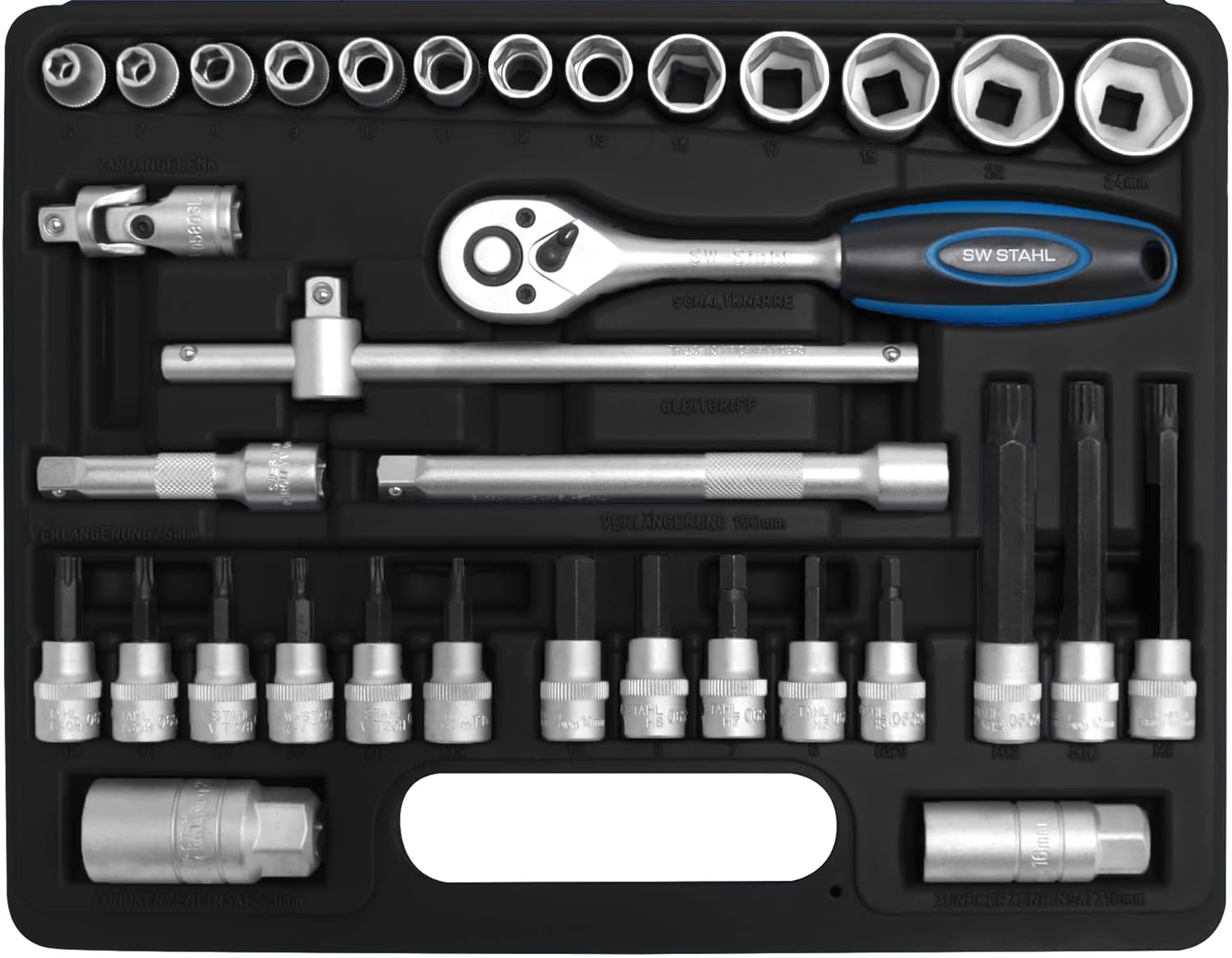 🚗 KFZ & Werkstatt – SW-Stahl 07650L Industrial Spanner Socket Chrome Vanadium 06520L